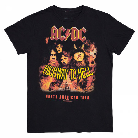 AC/DC Highway to Hell Tour Front and Back Print T-Shirt